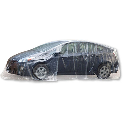 Large Plastic Car Covers Clear (30) Auto Shop Supplies