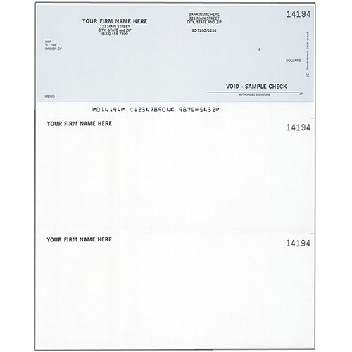 Business Checks 2Part (250) Auto Shop Office Supplies