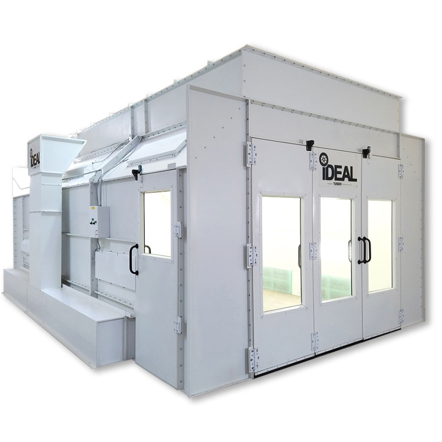 4'x5'x7' Powder Coating Spray Booth – Semi-Downward Draft With LED Light
