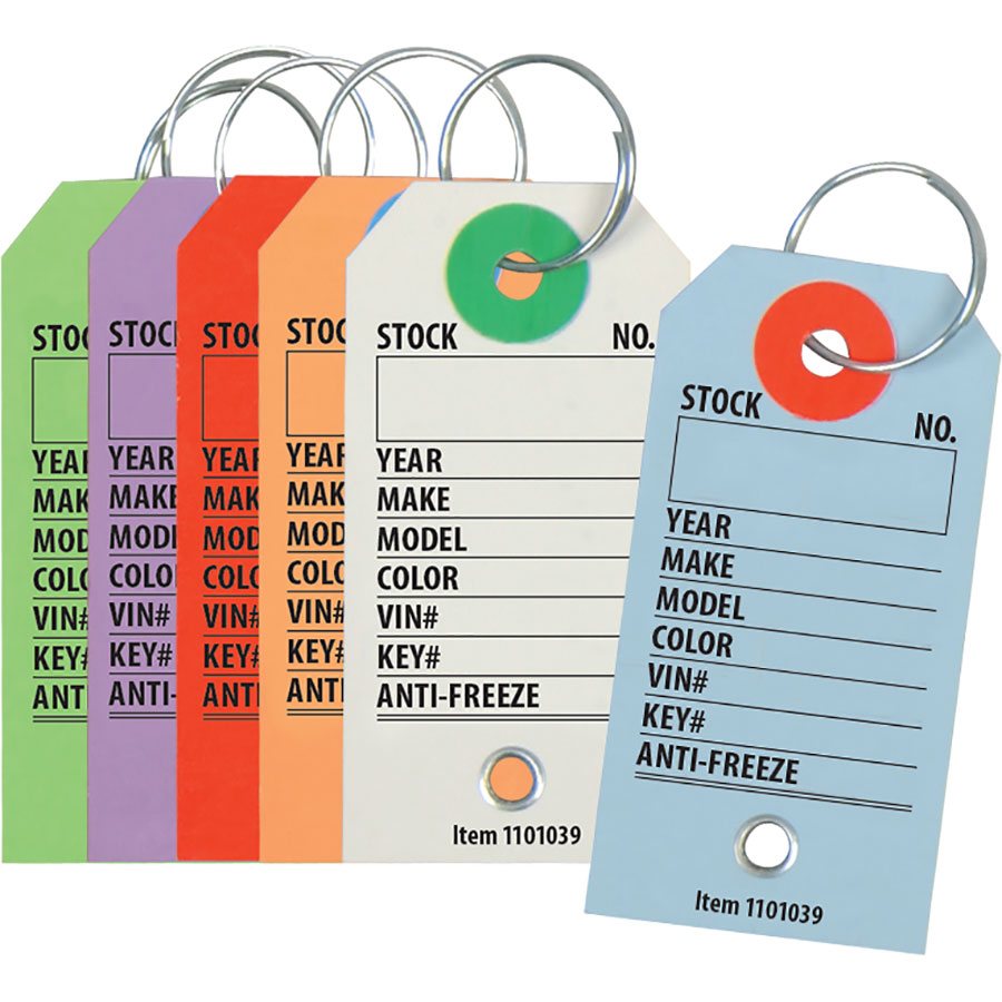 Detailed HeavyDuty Key Tags Auto Repair Key Tags