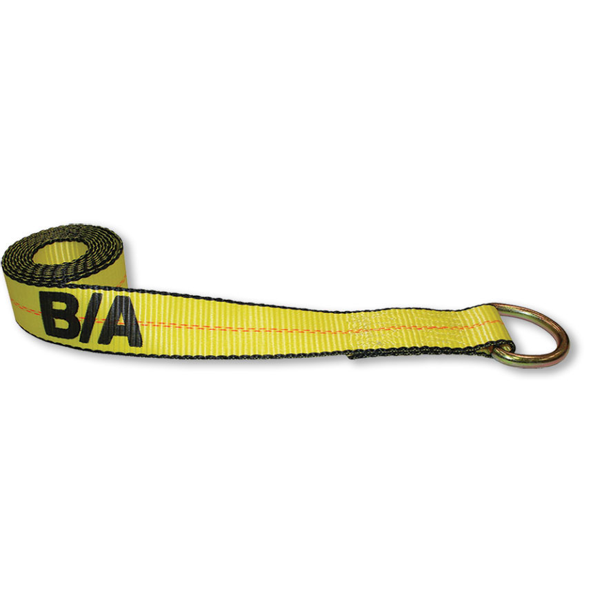 B/A 2 x 8' Towing Strap with DRing Tow Truck Tools