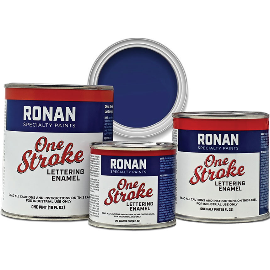 One Stroke Lettering Enamel Brilliant Blue