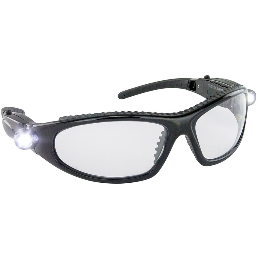 SAS LED Inspectors Glasses 542050 Auto Body Supply