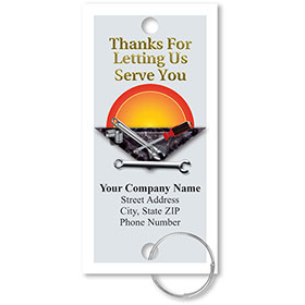 Personalized Full-Color Key Tags - Repair Tools