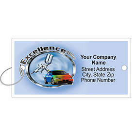 Personalized Full-Color Key Tags - Excellence