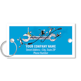 Personalized Full-Color Key Tags - Tools & Supplies