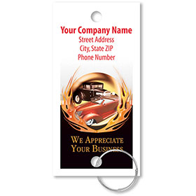 Personalized Full-Color Key Tags - Classic Cars