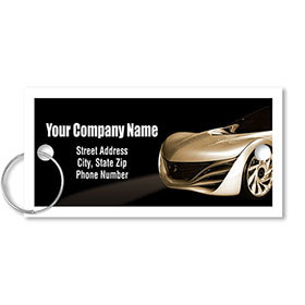 Personalized Full-Color Key Tags - Thank You for Your Business