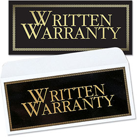 Deluxe Written Warranty Ensemble