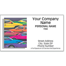 Designer Automotive Business Cards -  Full Spectrum