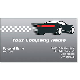 Designer Automotive Business Cards - Speedway Auto