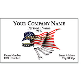 Designer Automotive Business Cards - Pride