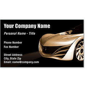 Designer Automotive Business Cards - Unsurpassed