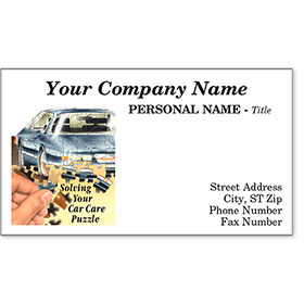 Premier Automotive Business Cards - Puzzle