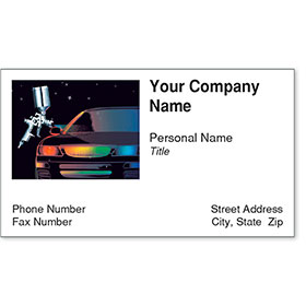 Designer Automotive Business Cards - Modern Miracle Match