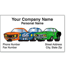 Premier Automotive Business Cards - Muscle Trio