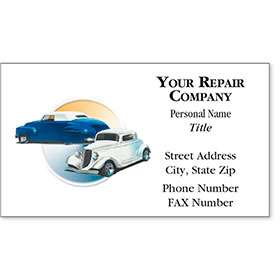 Premier Automotive Business Cards - Cruisin' My Way