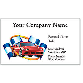 Premier Automotive Business Cards - Winner's Circle