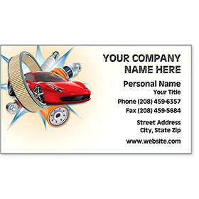 Premier Automotive Business Cards - Modern Repair