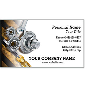 Premier Automotive Business Cards - Turning Gears