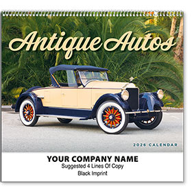 Wall Calendar Spiral - Antique