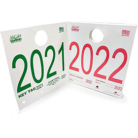 Numbered White Hang Tags