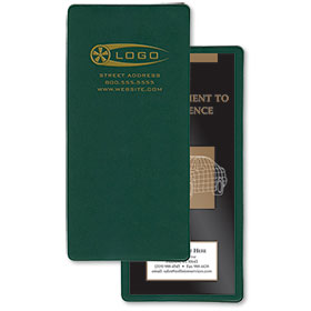 Vinyl Holders - Custom Imprint with Full Back Pocket