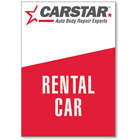 CARSTAR Sign - Rental Car