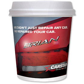 CARSTAR 12 oz. Hot Cup with Lid