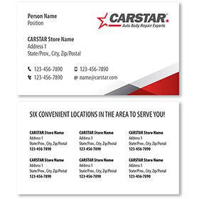 CARSTAR - White Double Sided Card - Locations