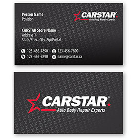 CARSTAR - Black Double Sided Card - CARSTAR Logo Only