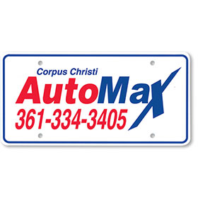 Custom Imprinted Standard Plastic Message Plates - 2 Color