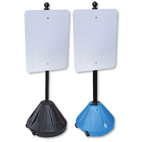 Rolling Sidewalk Sign Holder 48in