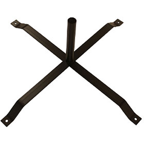 X-Stand for Wind-Free Feather Flag Pole
