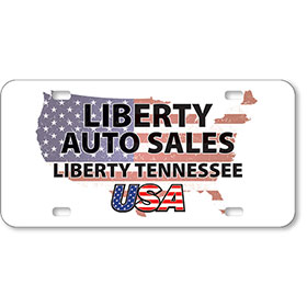Vehicle Message Plates (6" x 12") Template #1