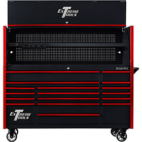 Extreme Tools® DX Series 72in W x 21in D Extreme Power Workstation Hutch