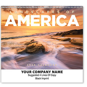 Wall Calendar Spiral - Landscapes of America