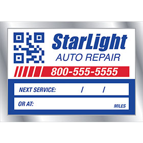 QR Next Service Reminder