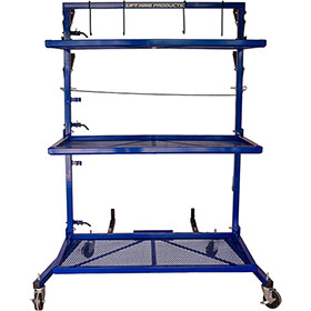 Lift King Heavy Duty Parts Cart - 3 Shelves - PC1010