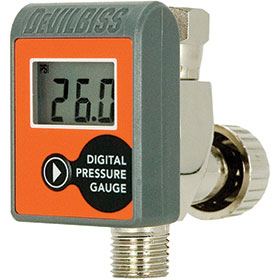 DeVilbiss Gun Mounted Air Adjusting Valve with Digital Gauge - 803291
