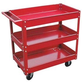 3-Tray Paint Supplies Cart