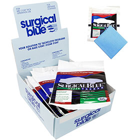 AES Surgical Blue Tack Rags 12/Box 144