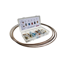 SUR&R Auto Parts 1/4" E-Z Brake Line Replacement Kit BREZ14