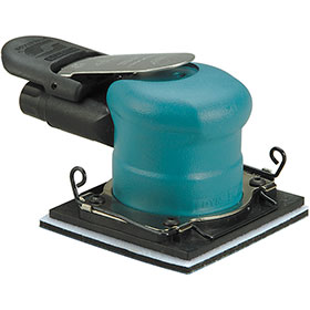 Dynabrade 4" x 4-5/16" Dynabug "Model T" Orbital Sander, Non-Vac with Clips - 57920