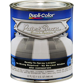 Dupli-Color Paint Shop Finishing System Championship White Paint - BSP201