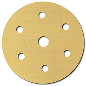 3M Hookit Gold Disc D/F, 6"