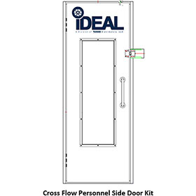 Additional Personnel Door Kit for iDEAL Cross Flow Paint Booth