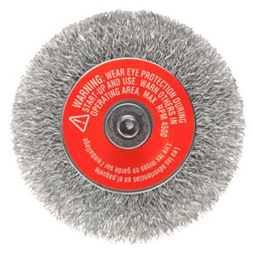 Equalizer&reg; 3" Coarse Crimped Wire Wheel Brush - 70603