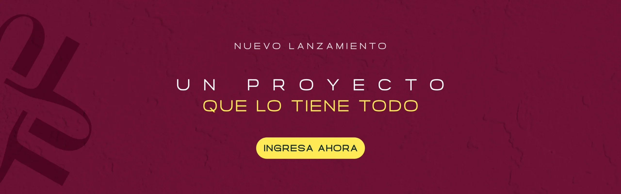 Nuevo lanzamiento: un proyecto que lo tiene todo