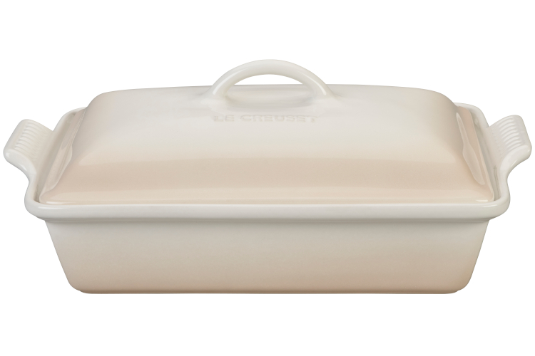 Le Creuset Stoneware Heritage 4 Quart Covered Rectangular Casserole